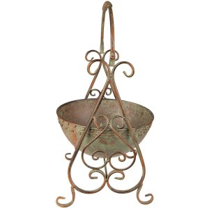Clayre & Eef 6Y4842 Plantenhouder 26x27x49 cm Groen