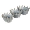 Clayre & Eef Decoratie Plantenhouder (3 stuks) 40x27x19 -34x23x18-29x22x16 cm