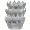 Clayre & Eef Decoratie Plantenhouder (3 stuks) 40x27x19 -34x23x18-29x22x16 cm