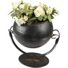 Clayre & Eef 6Y5024 Plantenhouder 19x15x19 cm Zwart