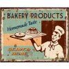 Clayre & Eef 6Y5092 Tekstbord 25x1x20 cm Groen Bakkerij