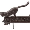 Clayre & Eef 6Y5318 Wandhaak 22x5x20 cm Bruin Kat