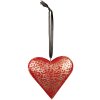 Clayre & Eef 6Y5385L Decoratie Hanger Hart 20x4x20 cm Rood