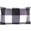 Clayre & Eef BWX36-4 Kussenhoes 30x50 cm Wit - Zwart