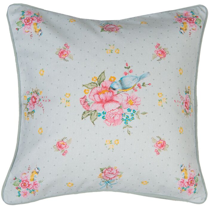 Clayre & Eef CHB21 Kussenhoes 40x40 cm Groen