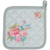 Clayre & Eef CHB45 Aanvatterijhouder 20x20 cm Groen