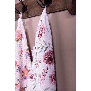 Clayre & Eef CTRUR Gastendoek 40x66 cm Roze