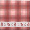 Clayre & Eef CUP73-2 Papieren Servetten 33x33 cm (20 stuks) Rood - Wit