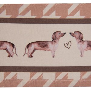 Clayre & Eef DHL42-2 Keukenhanddoek 50x70 cm Beige