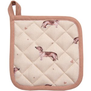 Clayre & Eef DHL45 pannenlap 20x20 cm Beige