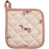 Clayre & Eef DHL45 pannenlap 20x20 cm Beige