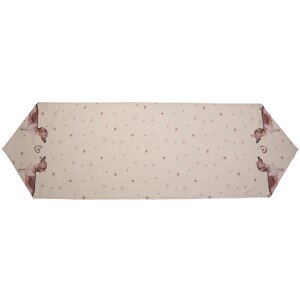 Clayre & Eef DHL65 Tafelloper 50x160 cm Beige