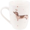 Clayre & Eef DHLMU Mok 12x8x10 cm - 300 ml Beige - Bruin