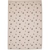 Clayre & Eef FAF42-2 Keukenhanddoek 50x70 cm Beige - Zwart