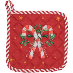 Clayre & Eef HLC45 Pothouder 20x20 cm Beige - Groen