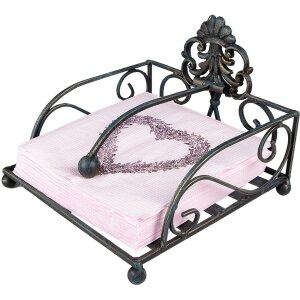 Clayre & Eef LAG73 Papieren Servetten 33x33 cm (20 stuks) Roze - Paars
