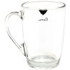 Clayre & Eef LBSGL0010 Theeglas 11x8x11 cm - 300 ml Zwart