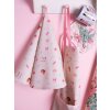 Clayre & Eef PNC48 Keukenhanddoek Ø 80 cm Beige - Roze