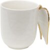 Clayre & Eef WINMU Mok 11x9x10 cm - 350 ml Wit