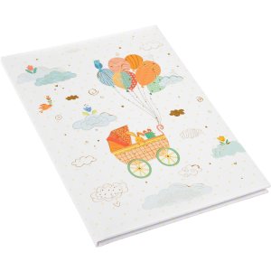 Gold Book Baby Diary Heavenly 21x28 cm 44 geïllustreerde paginas