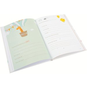 Gold Book Baby Diary Heavenly 21x28 cm 44 geïllustreerde paginas