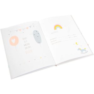 Gold Book Baby Diary Heavenly 21x28 cm 44 geïllustreerde paginas