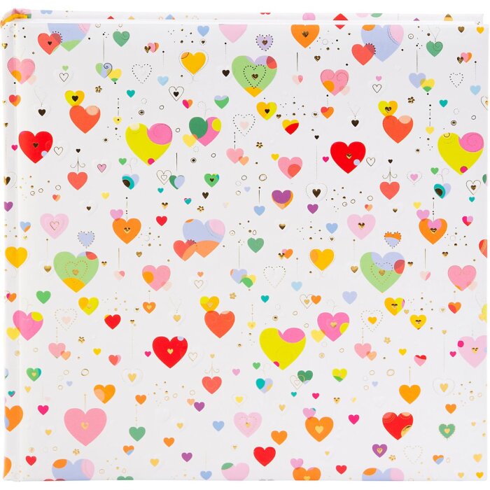 Goldbuch Fotoalbum Heart to Heart licht 25x25 cm 60 witte paginas