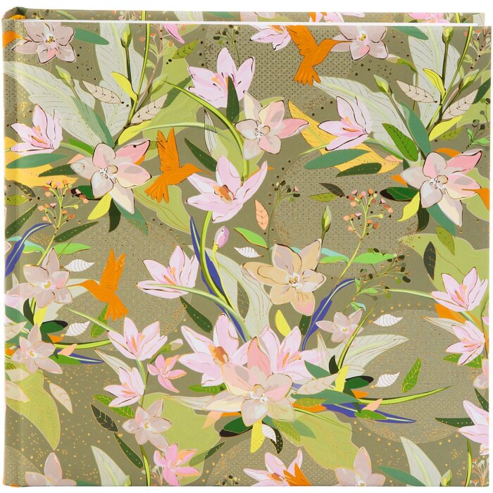 Goldbuch Fotoalbum Royal Lilly groen 25x25 cm 60 witte paginas