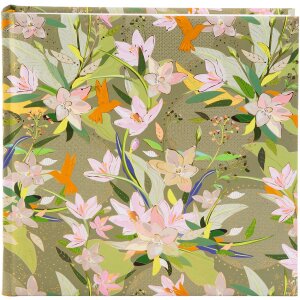 Goldbuch Fotoalbum Royal Lilly groen 25x25 cm 60 witte...