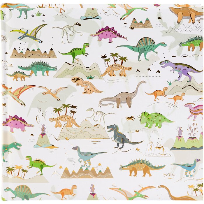 Goldbuch Kinderfotoalbum Dinosauria 25x25 cm 60 witte paginas