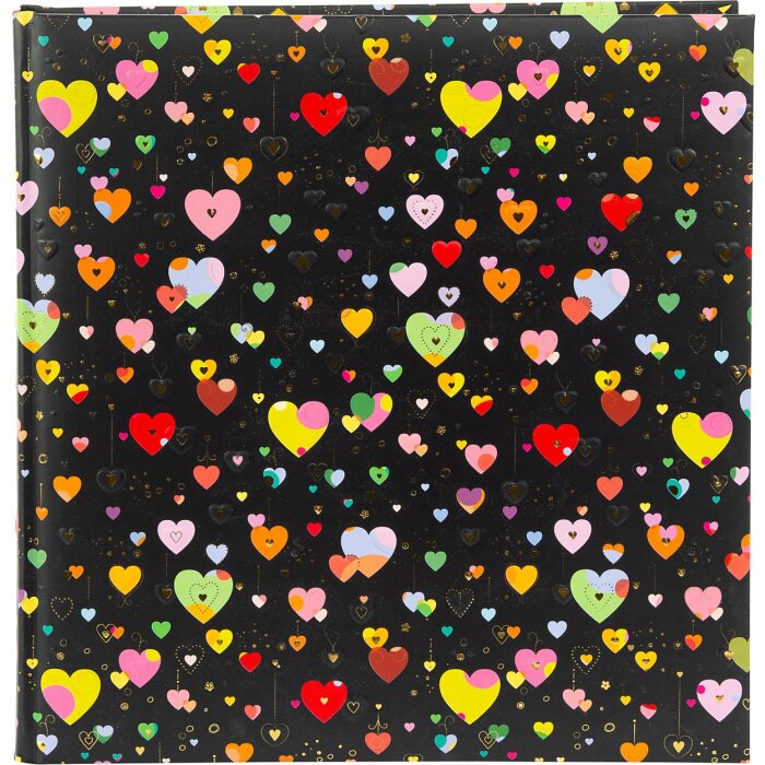 Goldbuch Fotoalbum Heart to Heart donker 30x31 cm 60 witte paginas