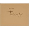 Goldbuch fotogastenboek just the two of us 29x23 cm 50 witte paginas