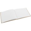 Goudboek Gastenboek Voor altijd bruin 25x20 cm 100 witte paginas