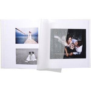 Exacompta Fotoalbum Kingsbridge ivoor 29x32 cm 60 witte paginas