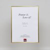 Effect kunststof lijst Art goud 42x59,4 cm helder glas