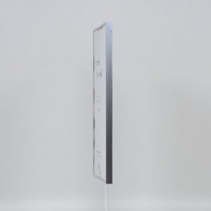 Effect kunststof lijst Art zilver 50x70 cm helder glas