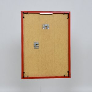 Effect kunststof lijst Art rood 14,8x21 cm helder glas