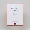 Effect kunststof lijst Art rood 14,8x21 cm helder glas