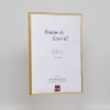 Effect kunststof lijst Art goud 10,5x14,8 cm helder glas