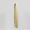 Effect aluminium fotolijst Quadro 20x25 cm goud helder glas MDF achterwand