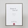 Effect aluminium fotolijst Quadro 21x29,7 cm brons helder glas MDF achterwand