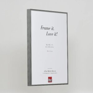 Effect aluminium fotolijst Quadro 21x29,7 cm antiek zilver helder glas