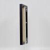Effect aluminium fotolijst Quadro zwart 23x70 cm helder glas