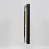 Effect aluminium fotolijst Quadro zwart 23x70 cm helder glas