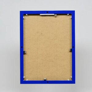 Effect Aluminium Fotolijst Quadro 25x50 cm Blauw Helder Glas Hoog liggend
