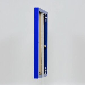 Effect Aluminium Fotolijst Quadro 25x50 cm Blauw Helder Glas Hoog liggend