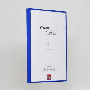 Effect Aluminium Fotolijst Quadro 25x50 cm Blauw Helder Glas Hoog liggend