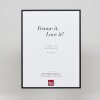 Effect aluminium fotolijst Quadro 25x70 cm zwart helder glas