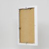 Effect aluminium fotolijst Quadro 28x35 cm wit helder glas