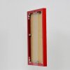 Effect aluminium fotolijst Quadro 28x35 cm rood helder glas